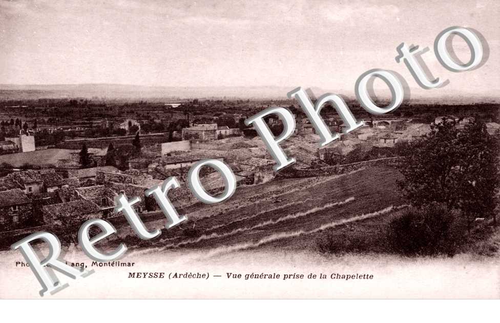 Vue generale prise de la Chapelette
