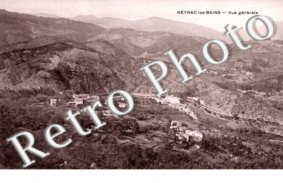 NEYRAC LES BAINS  -  Vue generale
