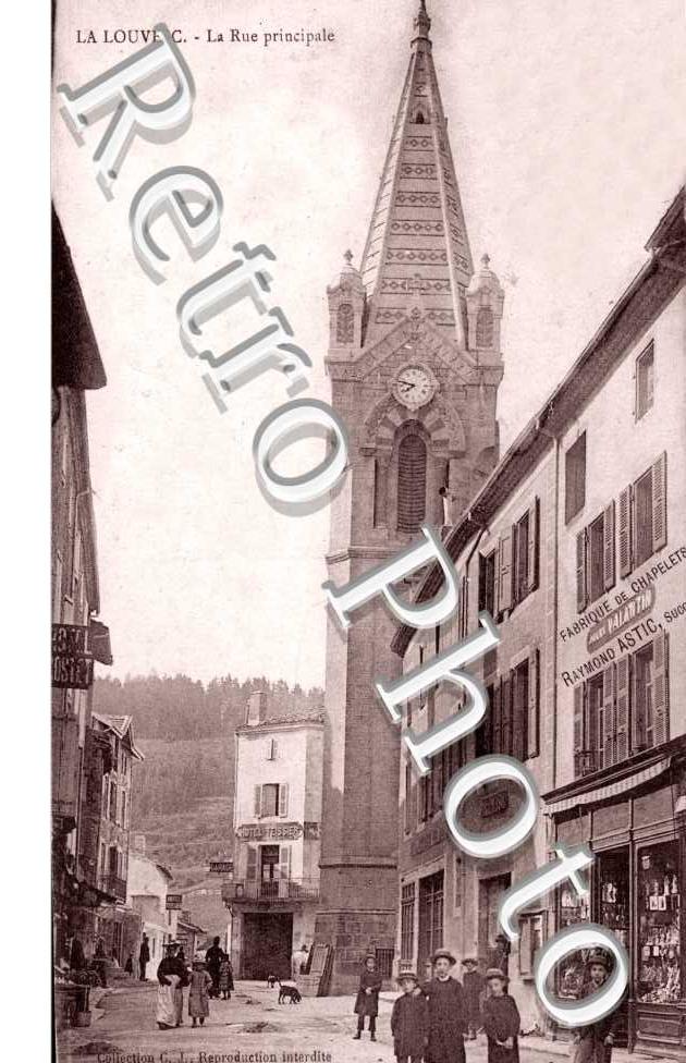 rue principale et l'Eglise