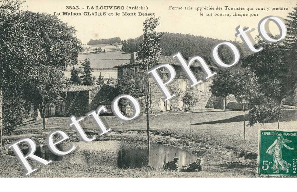 La maison Claire et le Mont Besset
