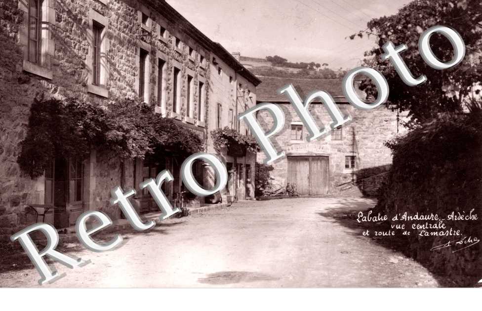 Vue centrale et route de Lamastre