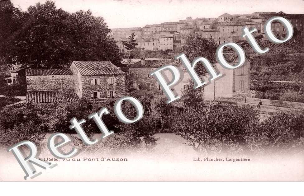 vu du pont d'Auzon