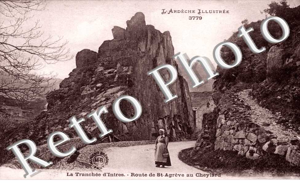 La Tranchee - route de st-Agreve au Cheylard