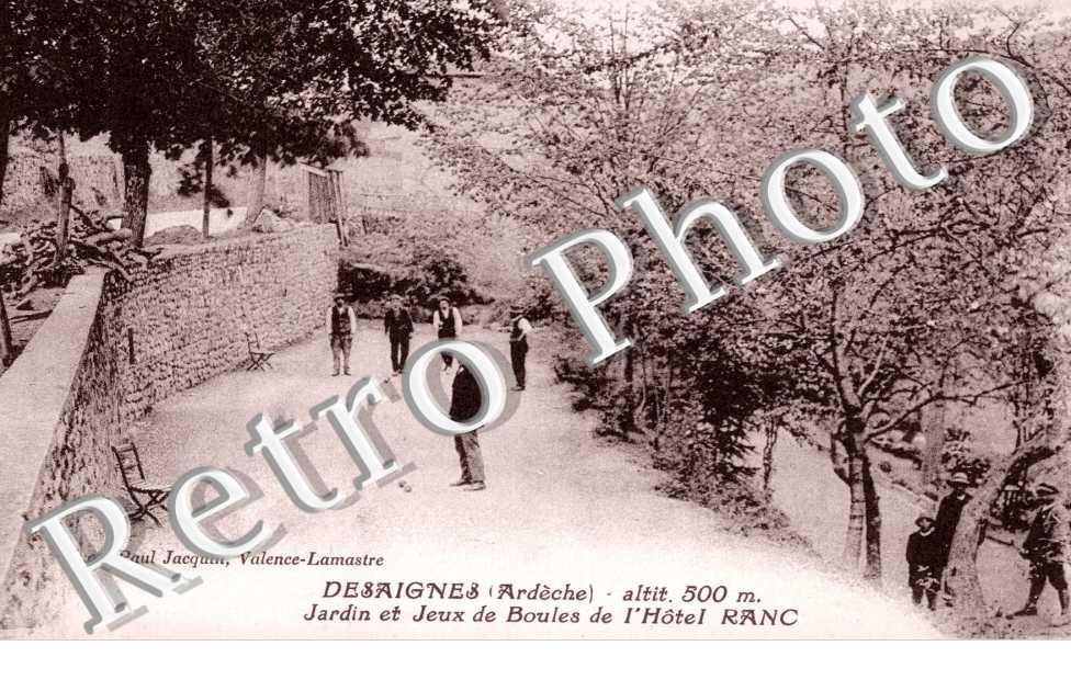 Jardin et Jeux de Boules de l'Hotel Ranc