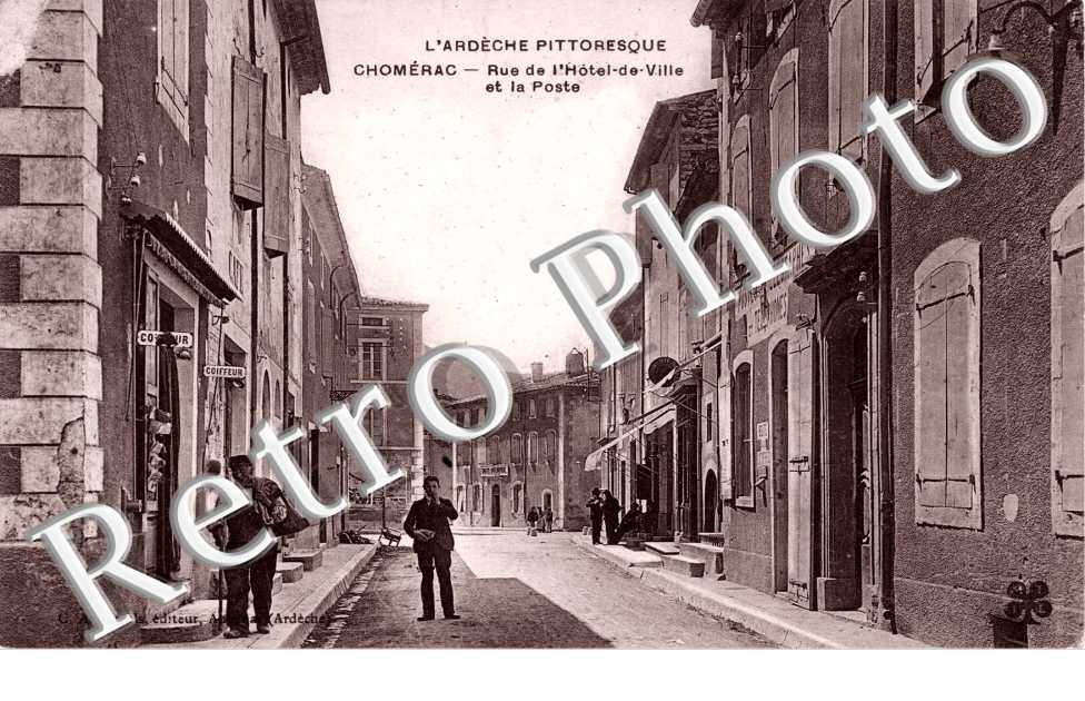 rue de l'Hotel de ville et la Poste