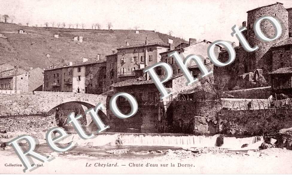Chute d'eau sur la Dorgne