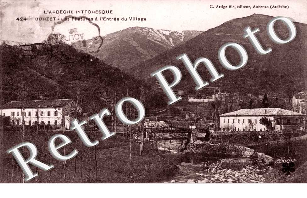 Filatures a l'entree du village