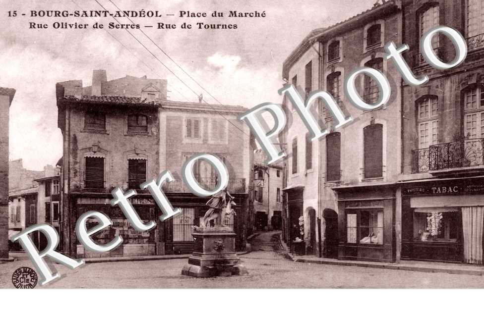 Place du Marche, Rue Olivier de Serres, Rue de Tournes