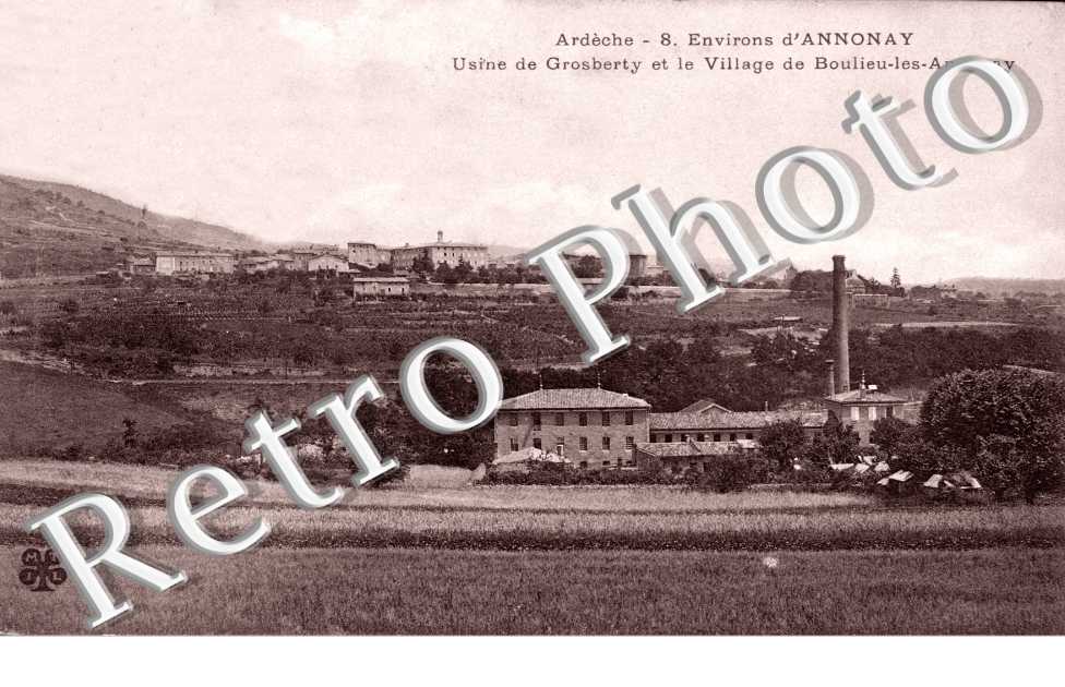Usine de Grosberty et le village