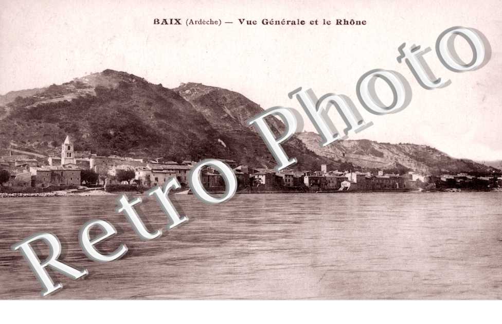 Vue generale et le Rhone