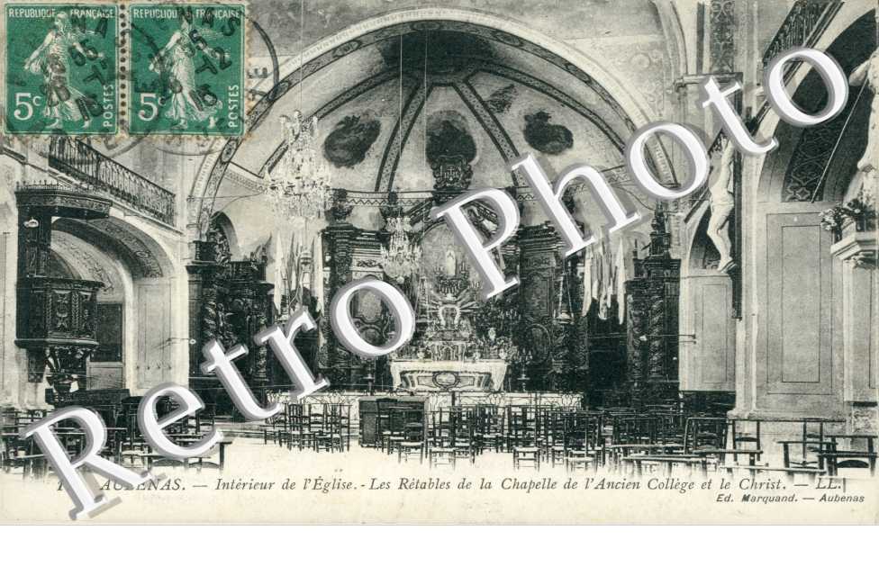 Interieur de l'Eglise - Les Retables
