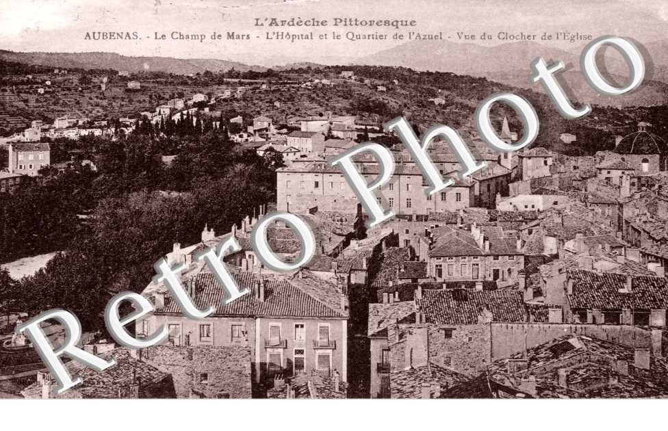 Champ de Mars - hopital et quartier de l'Azuel