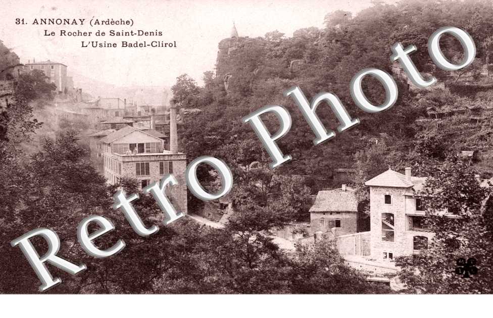 Rocher de st-denis - l'usine Badel-Clirol