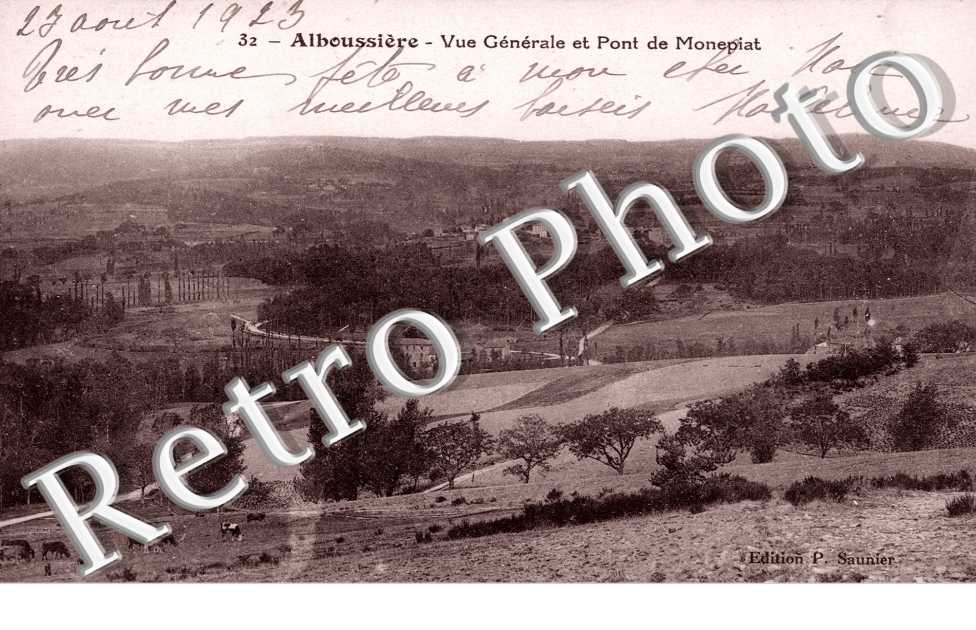 Vue Generale et Pont de Monepiat