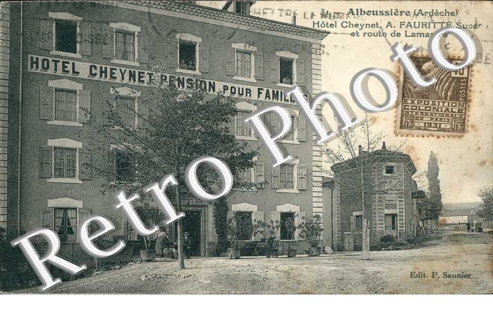 Hotel Cheynet - A. Fauritte successeur et route de Lamastre