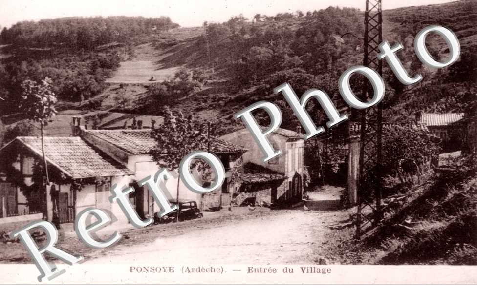 Ponsoye, entree du village