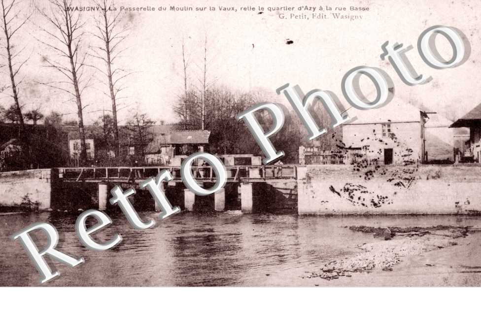 Passerelle du Moulin sur la Vaux
