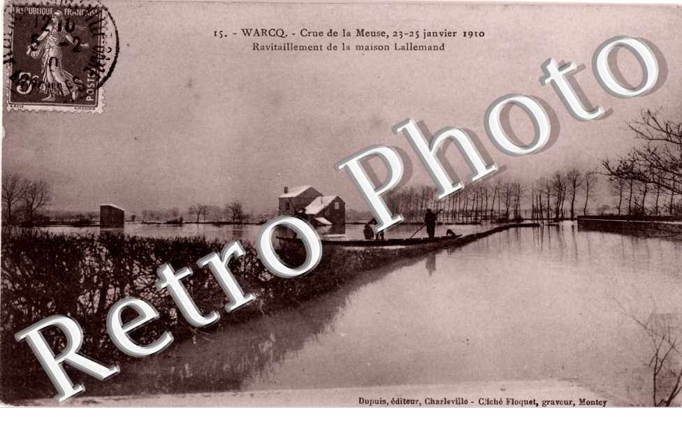 Crue de la Meuse, 23-25 janvier 1910, Ravitaillement de la Maison Lallemand