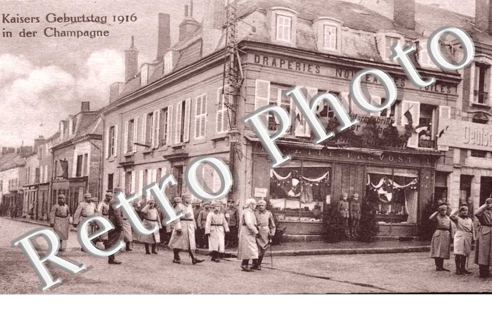 Kaisers  Geburstag 1916 in der Champagne