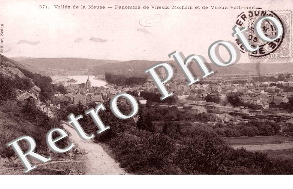 Panorama de Vireux Molhain et de Vireux Vallerand - 1905