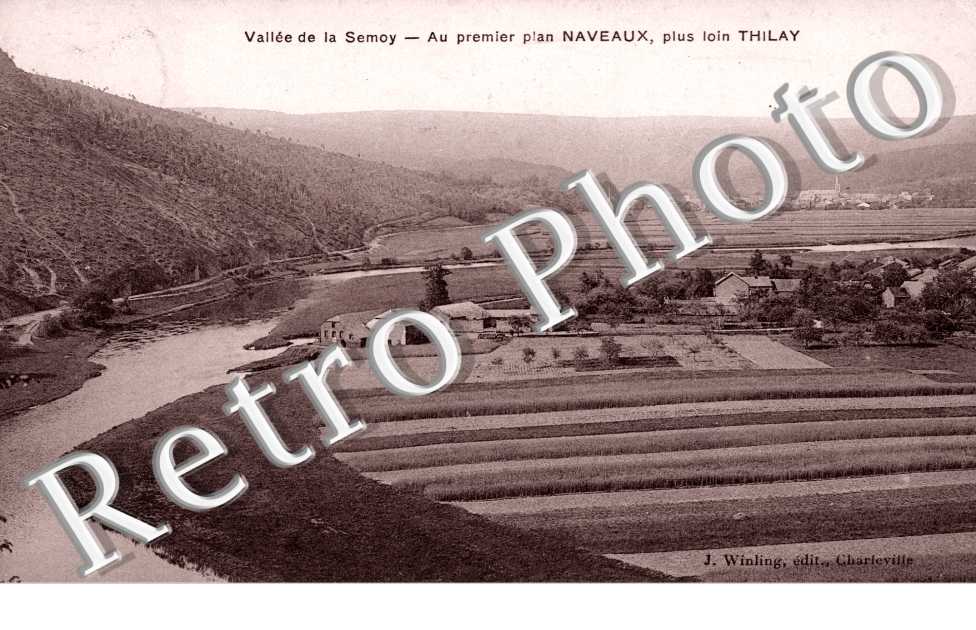 au premier plan NAVEAUX, plus loins THILAY