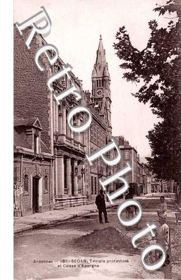 temple protestant et caisse d'epargne