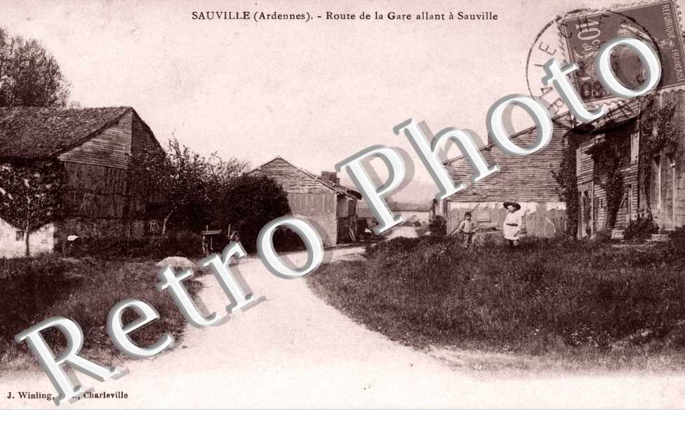 route de la gare allant a Sauville