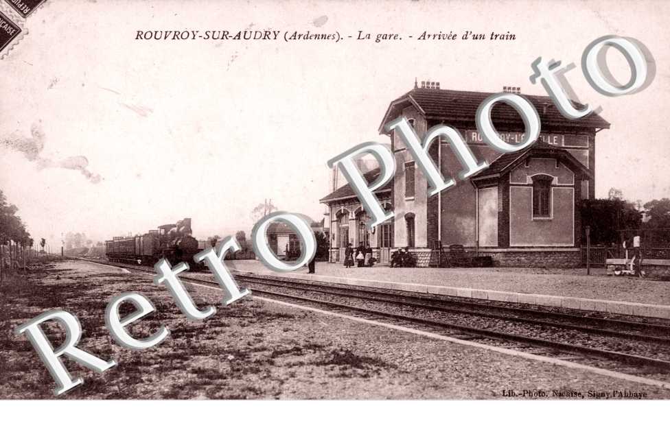 la gare, arrivee d'un train