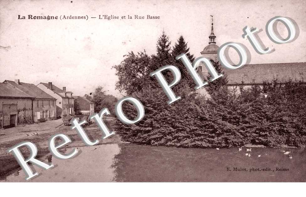 l'eglise et la rue Basse