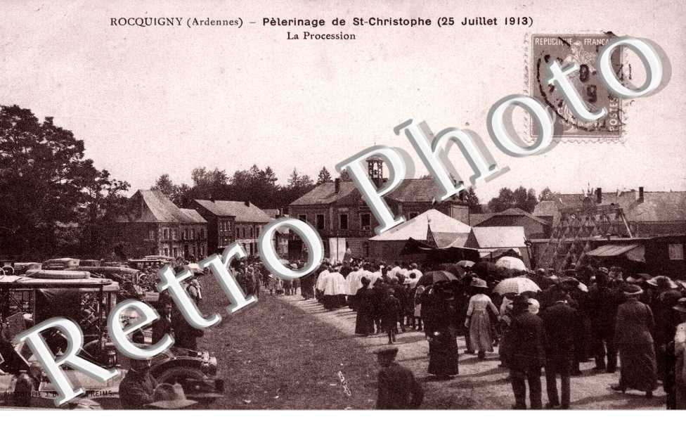 Pelerinage de St-Christophe (25 juillet 1913) La Procession