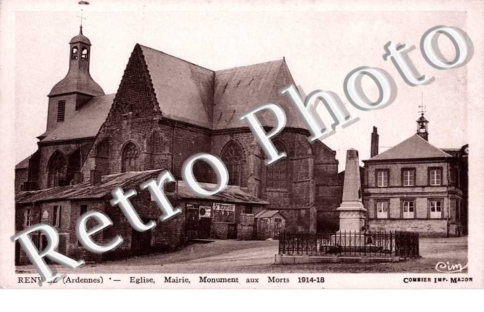 eglise, mairie, monument aux morts