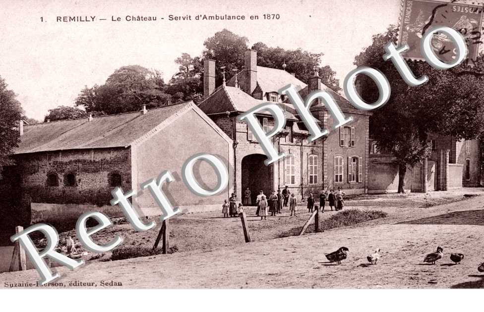 le chateau, servit d'ambulance en 1870