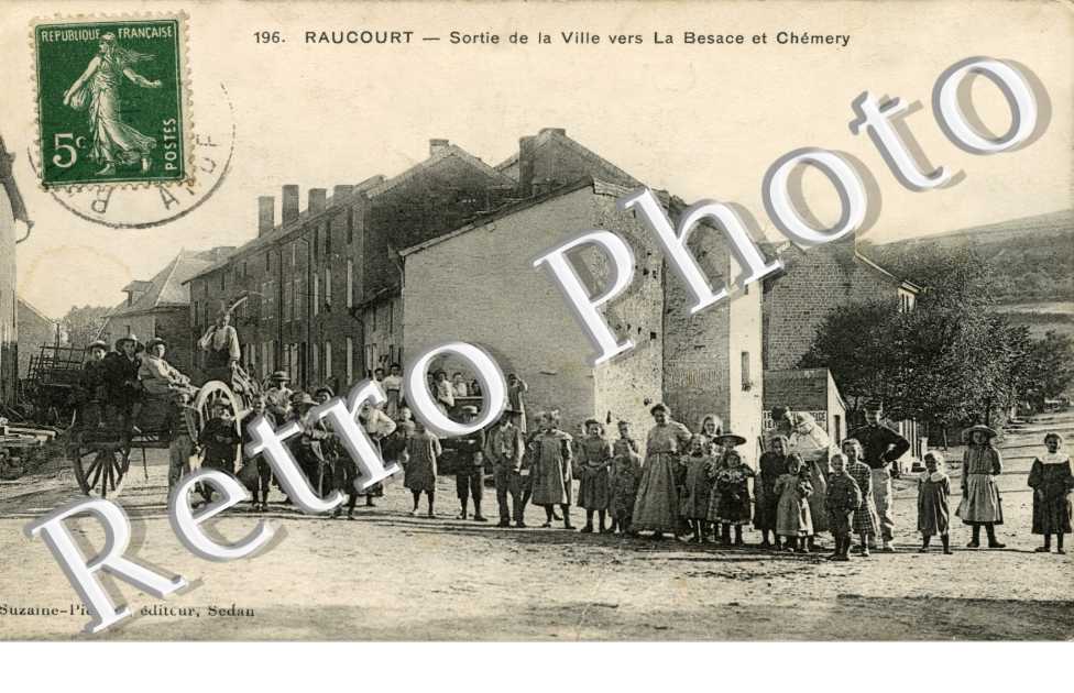sortie de la ville vers la Besace et Chemery