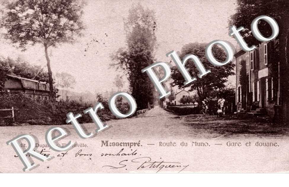 Messempre Route du Muno  Gare et douane