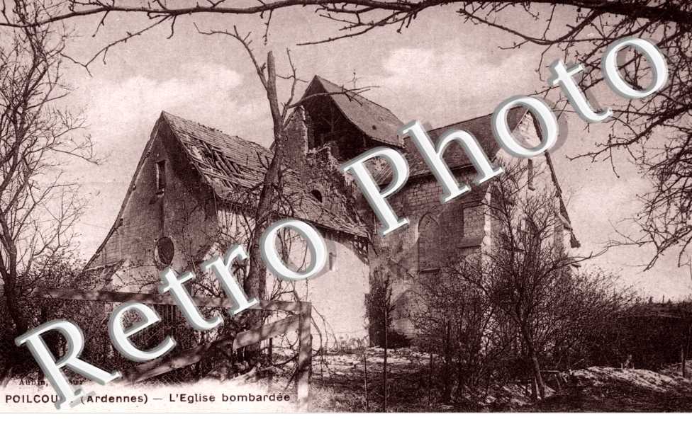 l'eglise bombardee