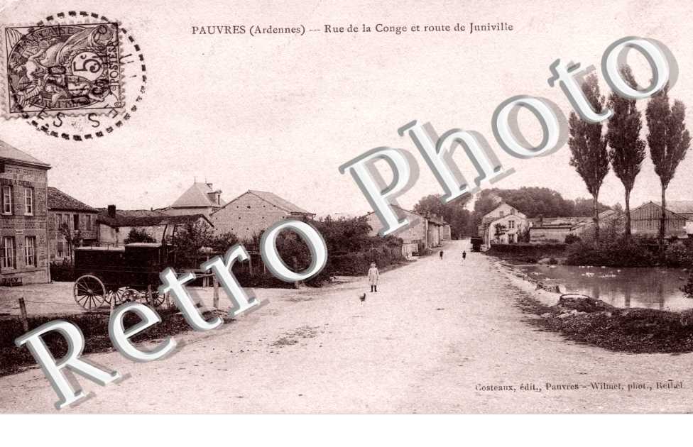 Rue de la Conge et route de Juniville