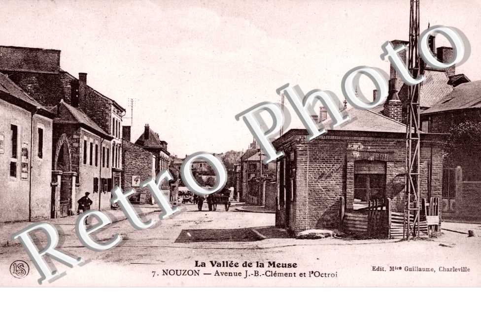 Nouzon Avenue J-B Clement et l'Octroi