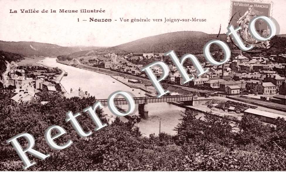 Nouzon vue generale vers Joigny-sur-Meuse