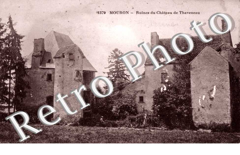 ruines du chateau de Thaveneau
