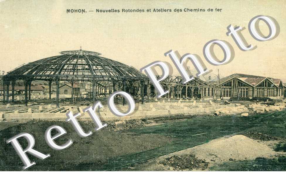 Nouvelles rotondes et ateliers des chemins de fer