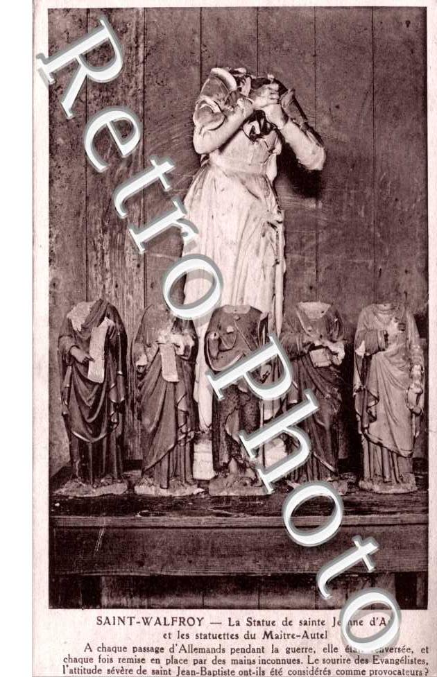 Saint Walfroy, la statue de Sainte Jeanne d'Arc