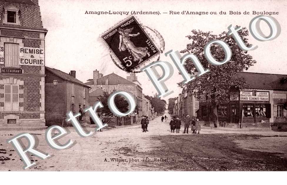 Amagne-Lucquy, rue d'Amagne ou du bois de Boulogne