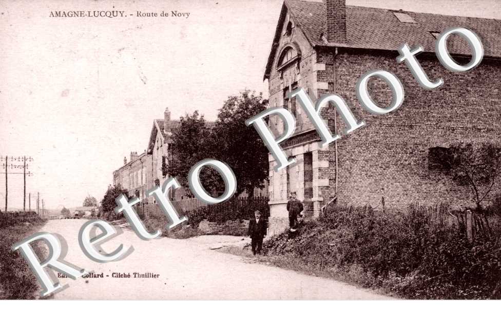 Amagne-Lucquy, route de Novy