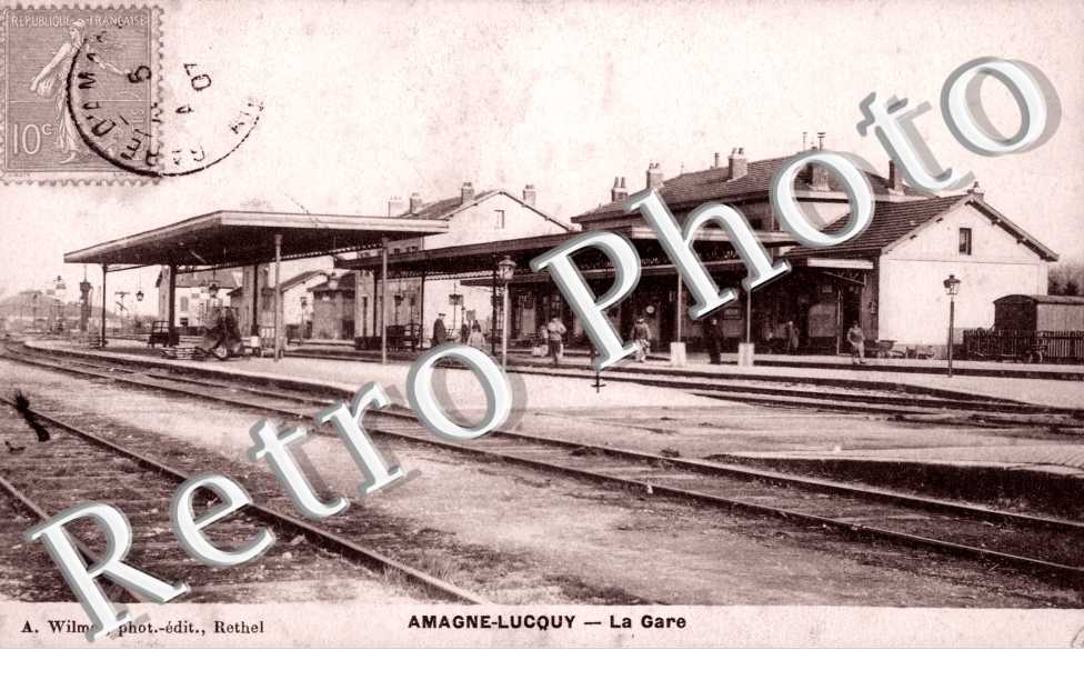 Amagne-Lucquy, la gare