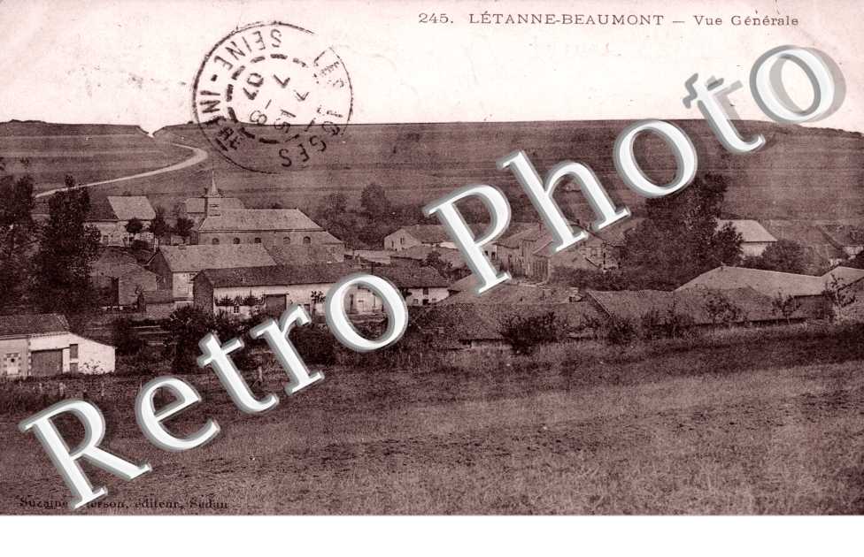 Letanne-Beaumont, vue generale
