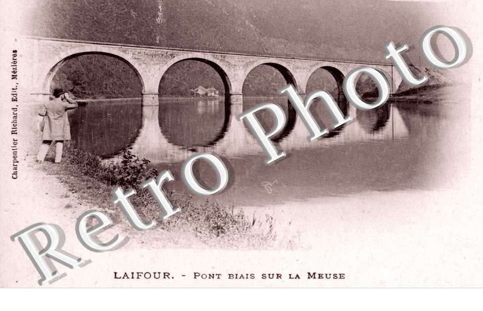 pont biais sur la Meuse