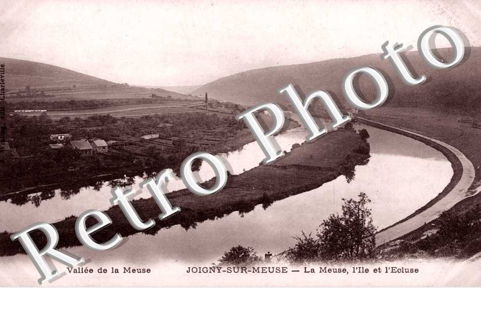 la Meuse, l'ile et l'eglise