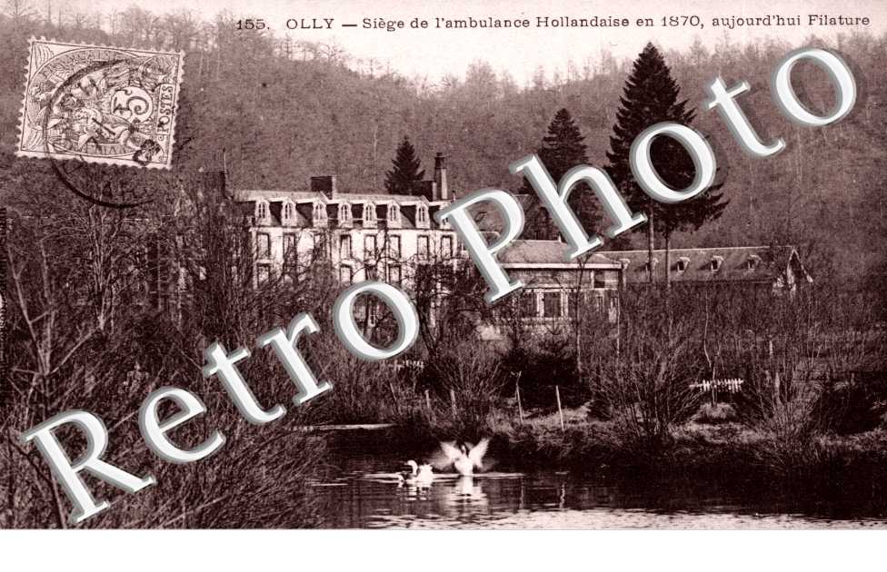 siege de l'ambulance hollandaise en 1870, aujourd'hui filature