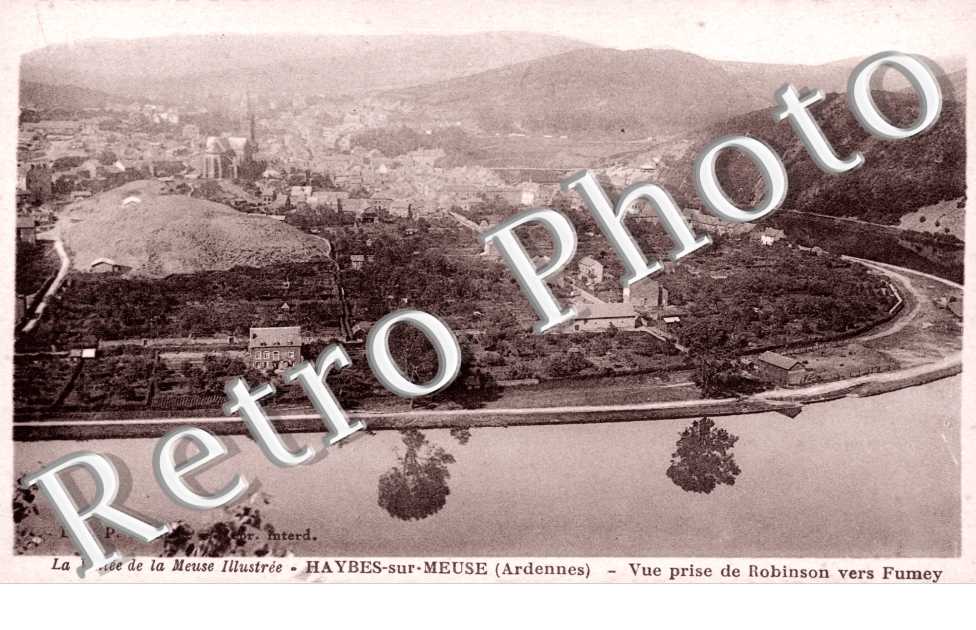 vue prise de Robinson vers Fumay