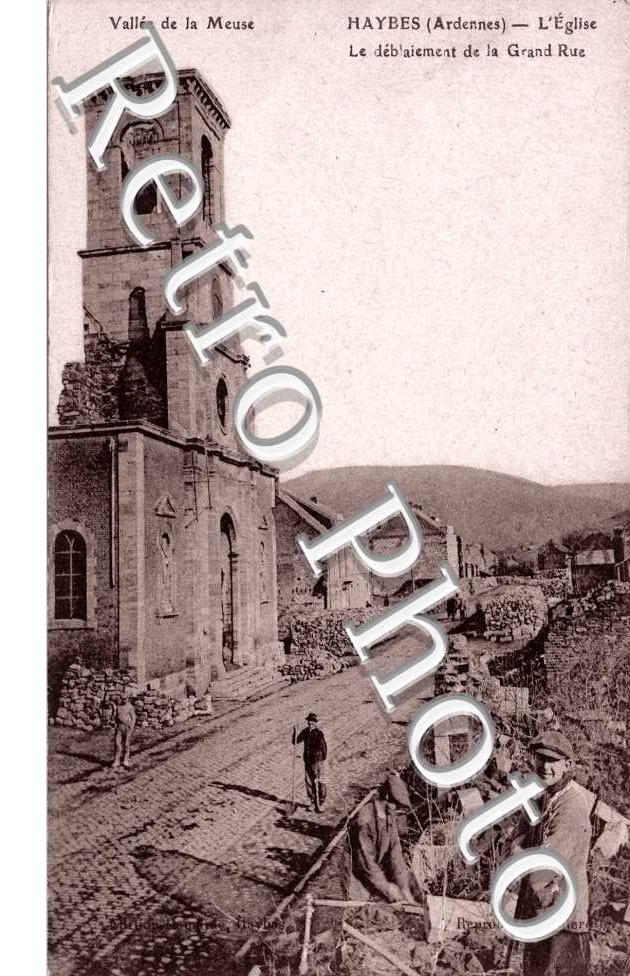 L'Eglise - le deblaiement de la Grand Rue